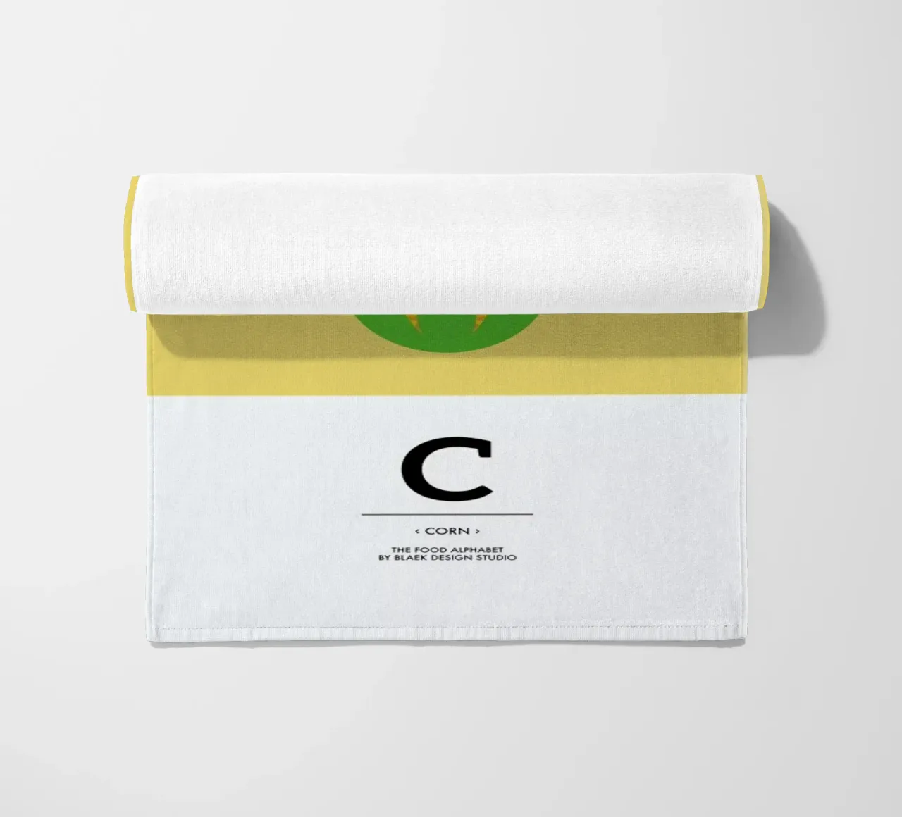 „The Food Alphabet“ - C like Corn telo mare da BLAEK Design Studio