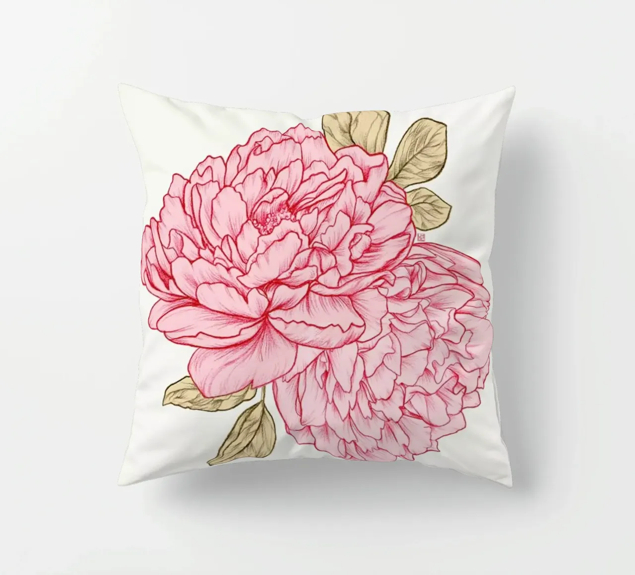Peonies cuscino da Laura O'Connor