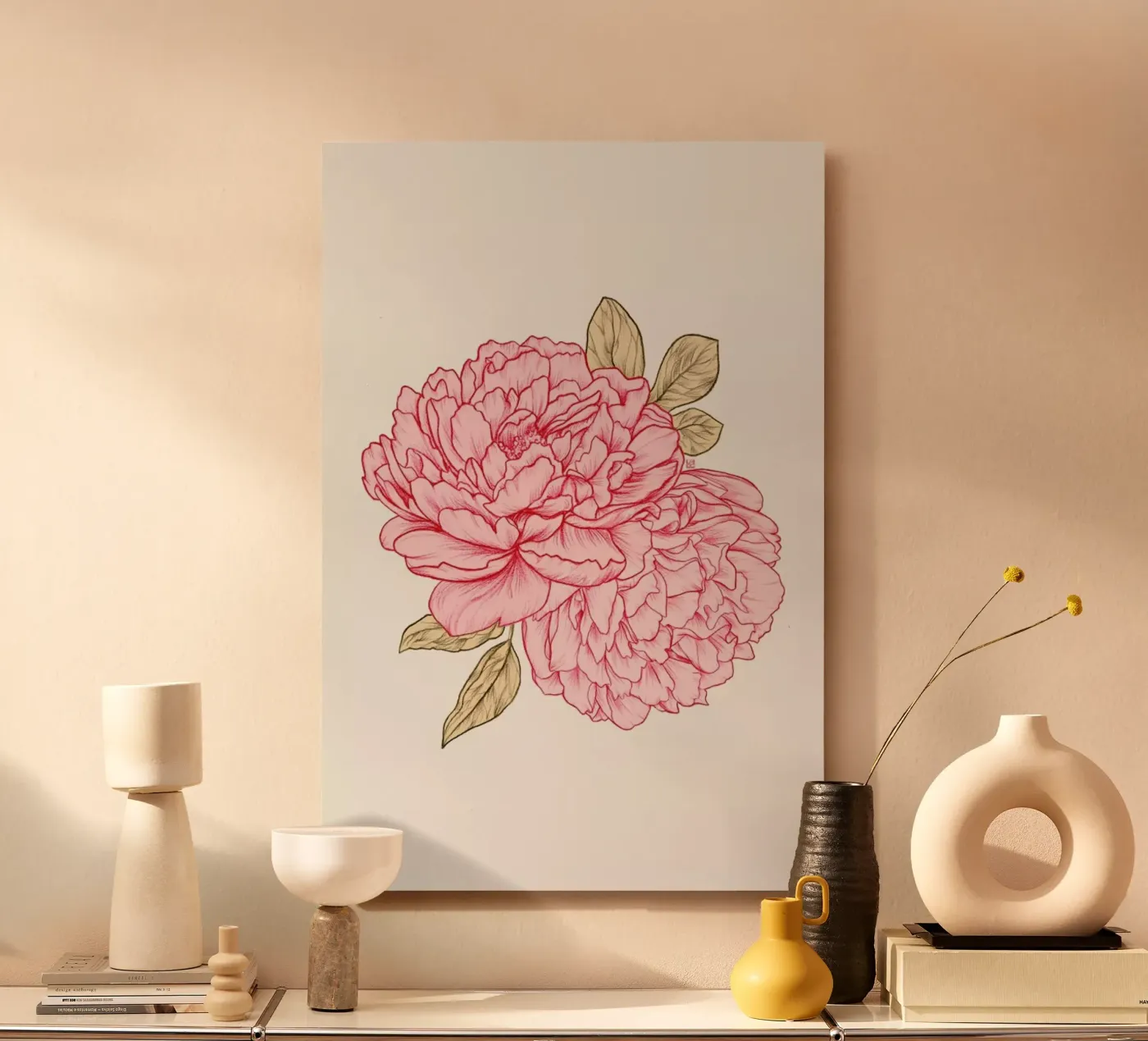 Peonies pannello forex da Laura O'Connor