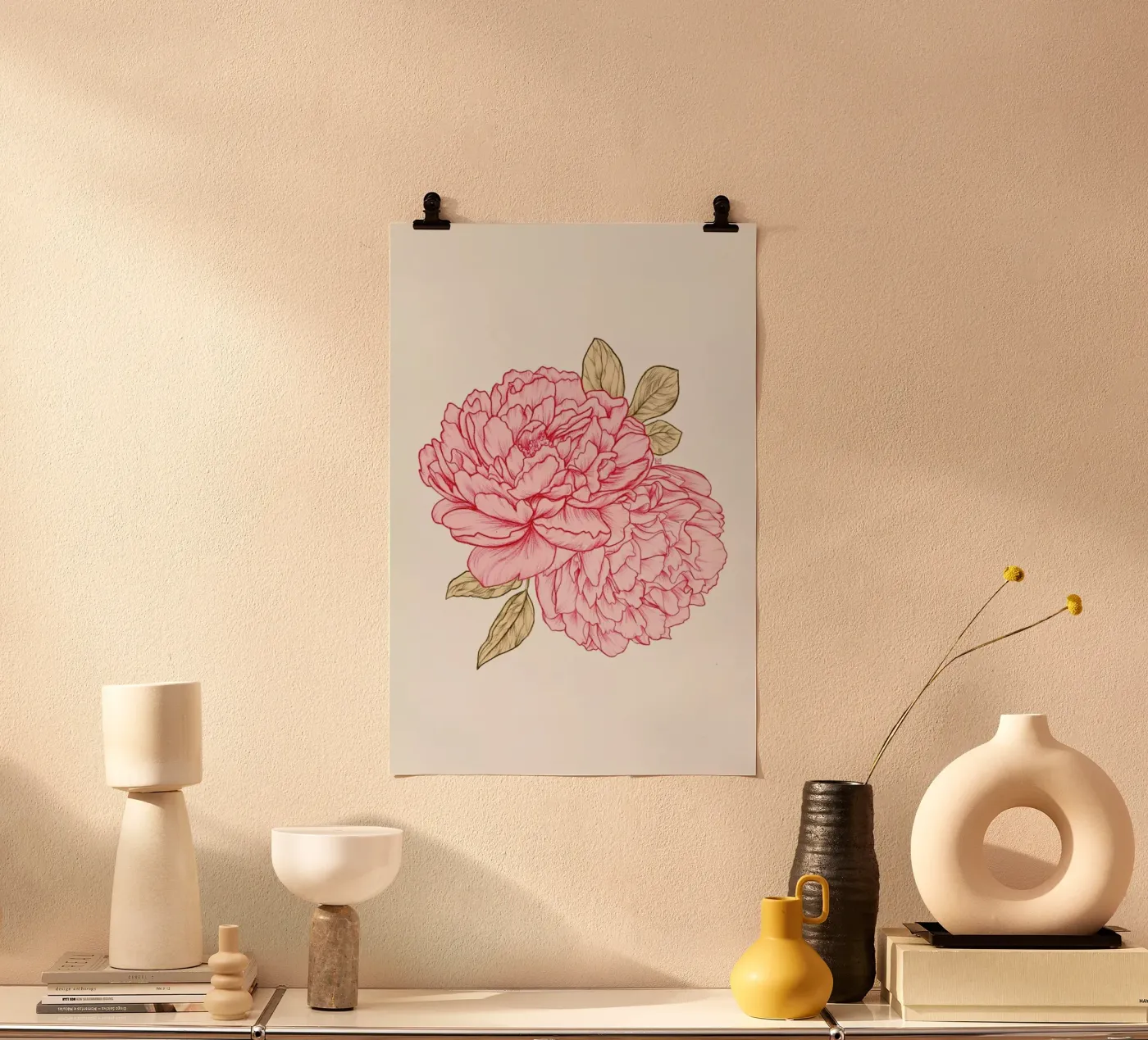 Peonies poster da Laura O'Connor
