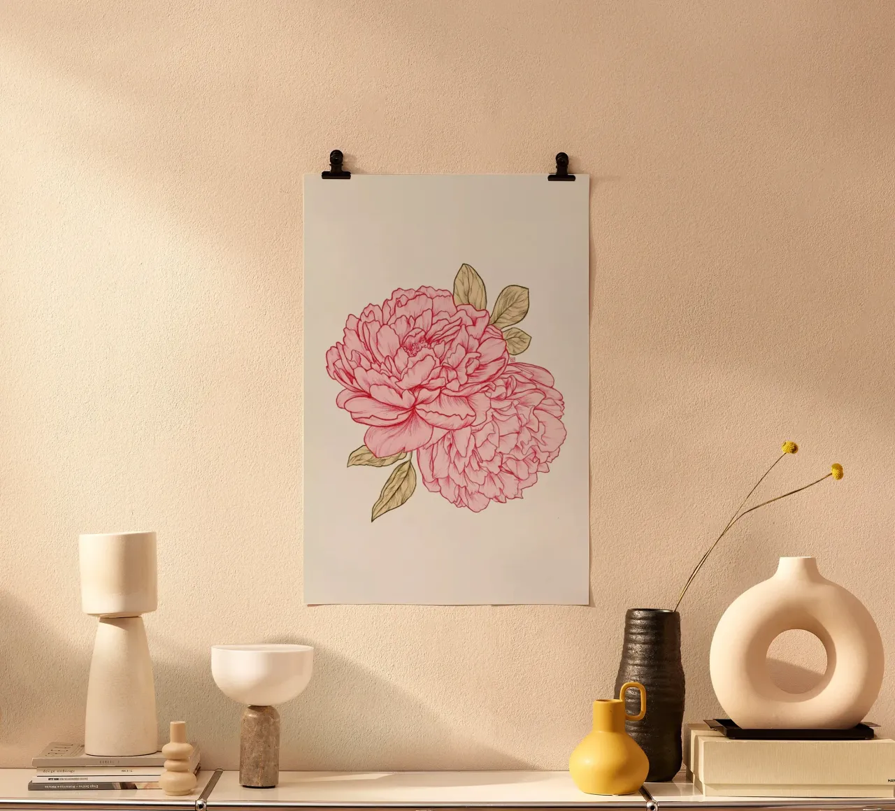 Peonies poster da Laura O'Connor
