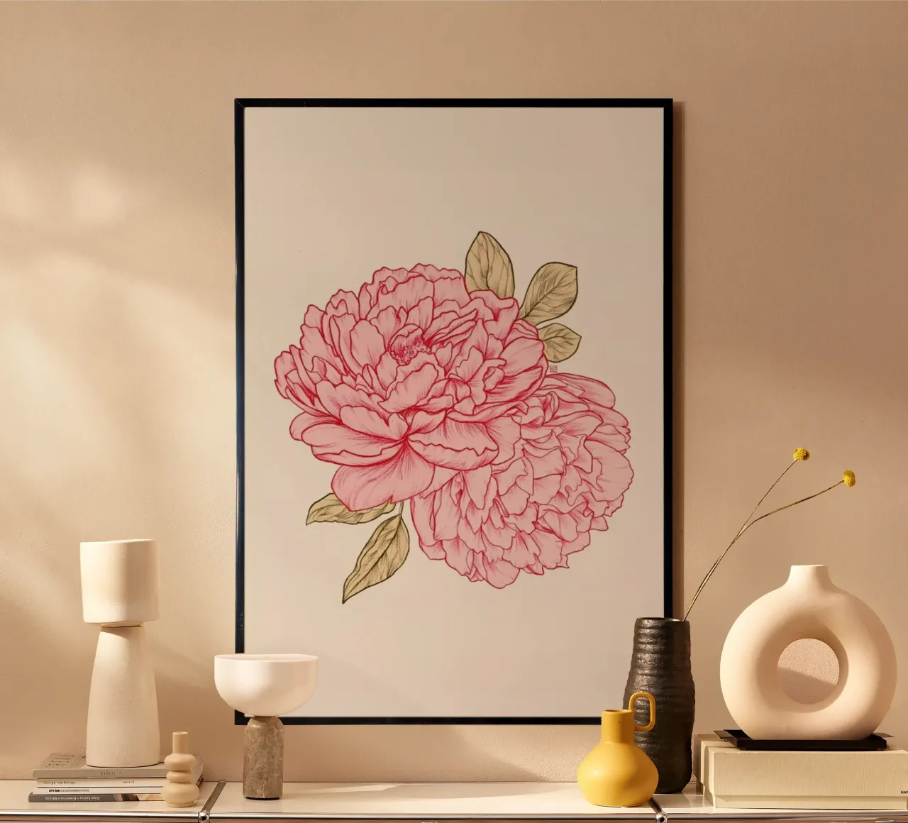 Peonies carta hahnemühle da Laura O'Connor