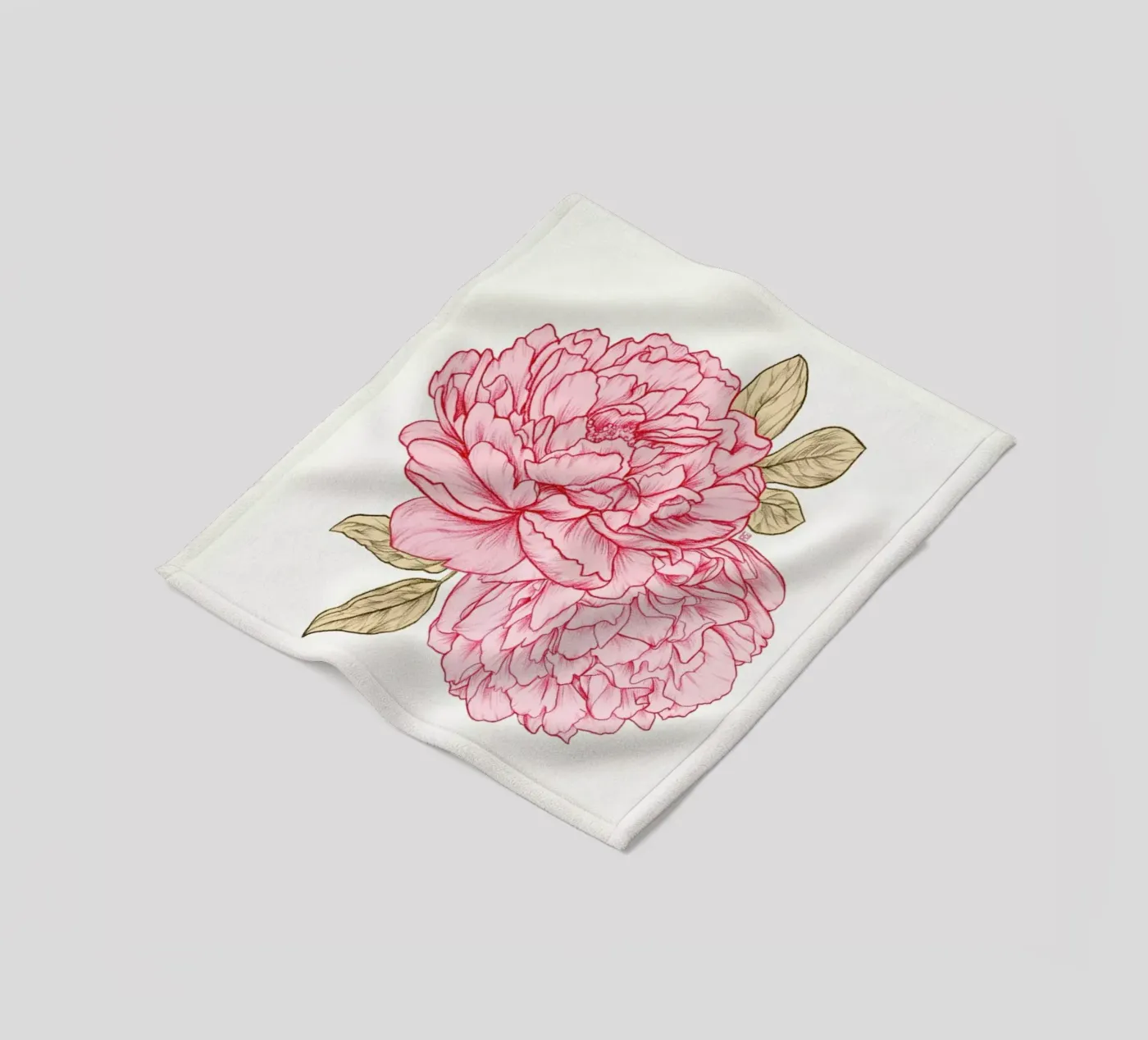 Peonies Fleecedecke von Laura O'Connor