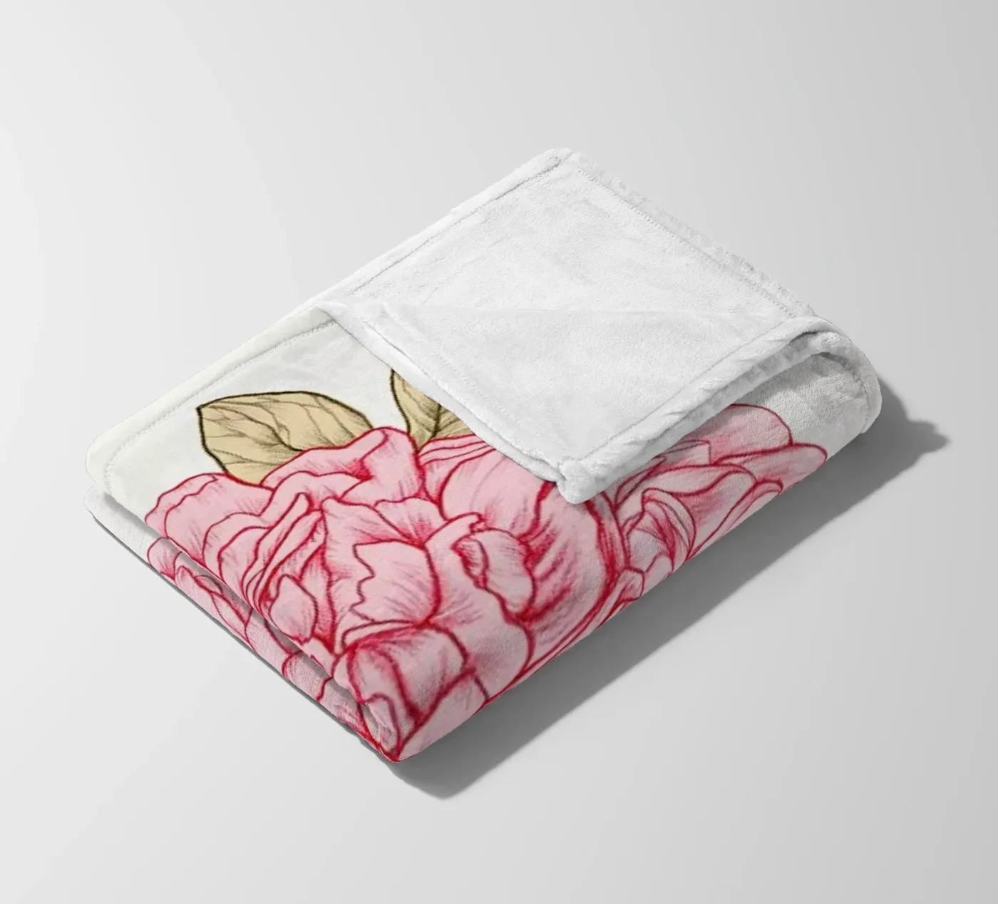 Peonies Fleecedecke von Laura O'Connor