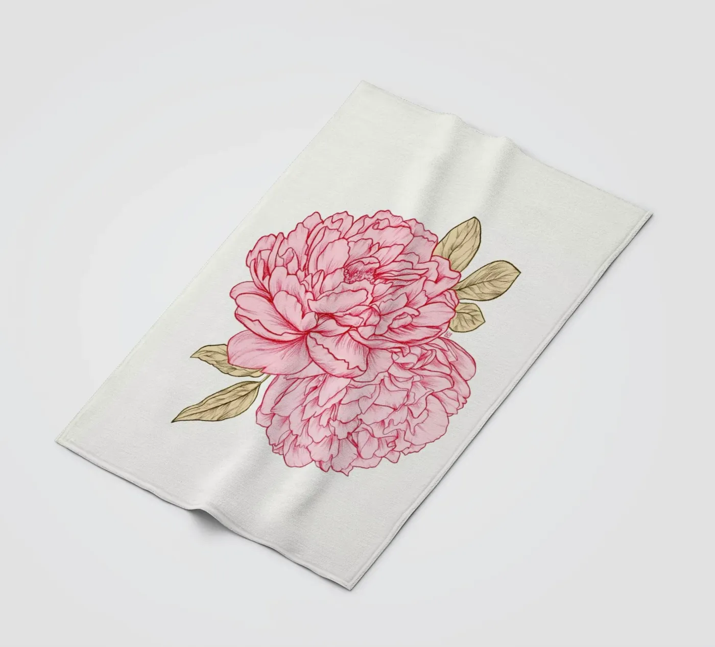Peonies Fleecedecke von Laura O'Connor