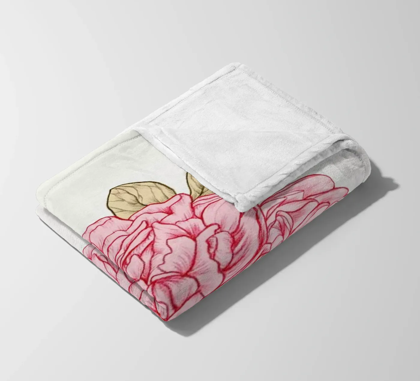 Peonies Fleecedecke von Laura O'Connor