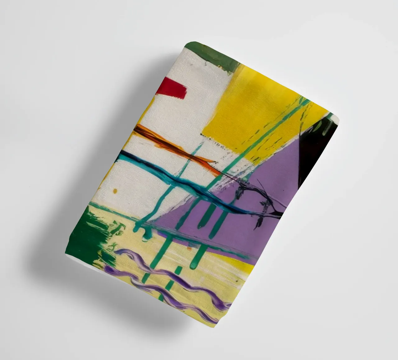 Cubist Face Expression towel by Lunar Templar