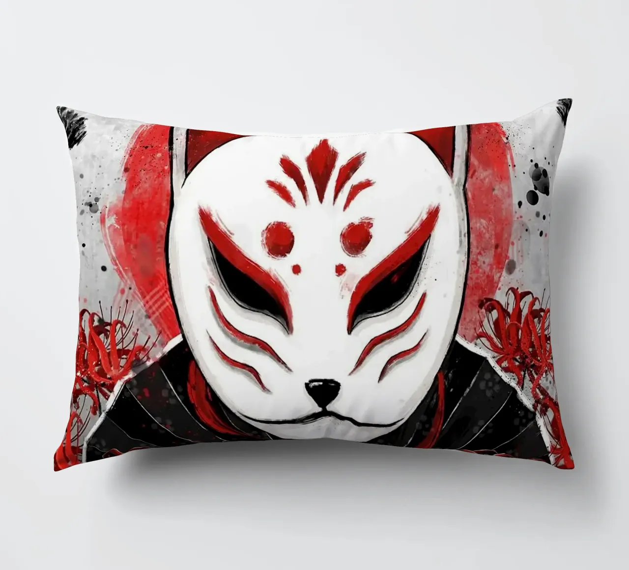 maschera cuscino da Japanese Art