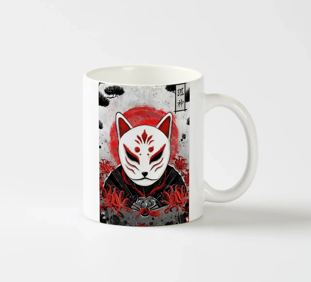 maschera tazza in ceramica da Japanese Art