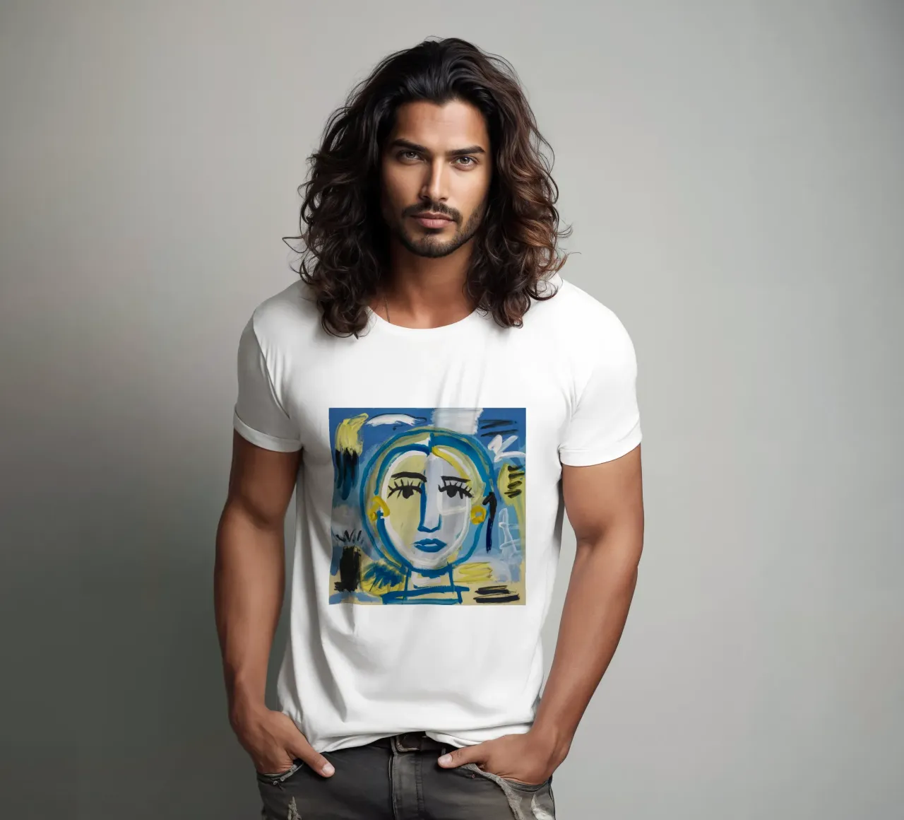Energetic Abstract Motion t-shirt by Lunar Templar