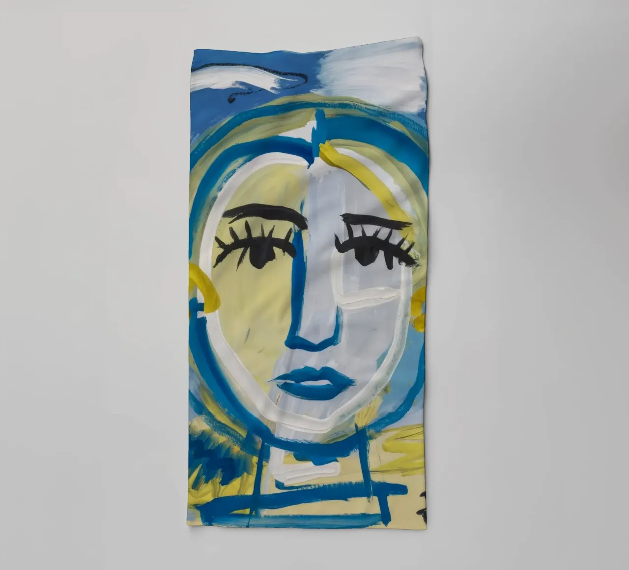 Energetic Abstract Motion towel by Lunar Templar