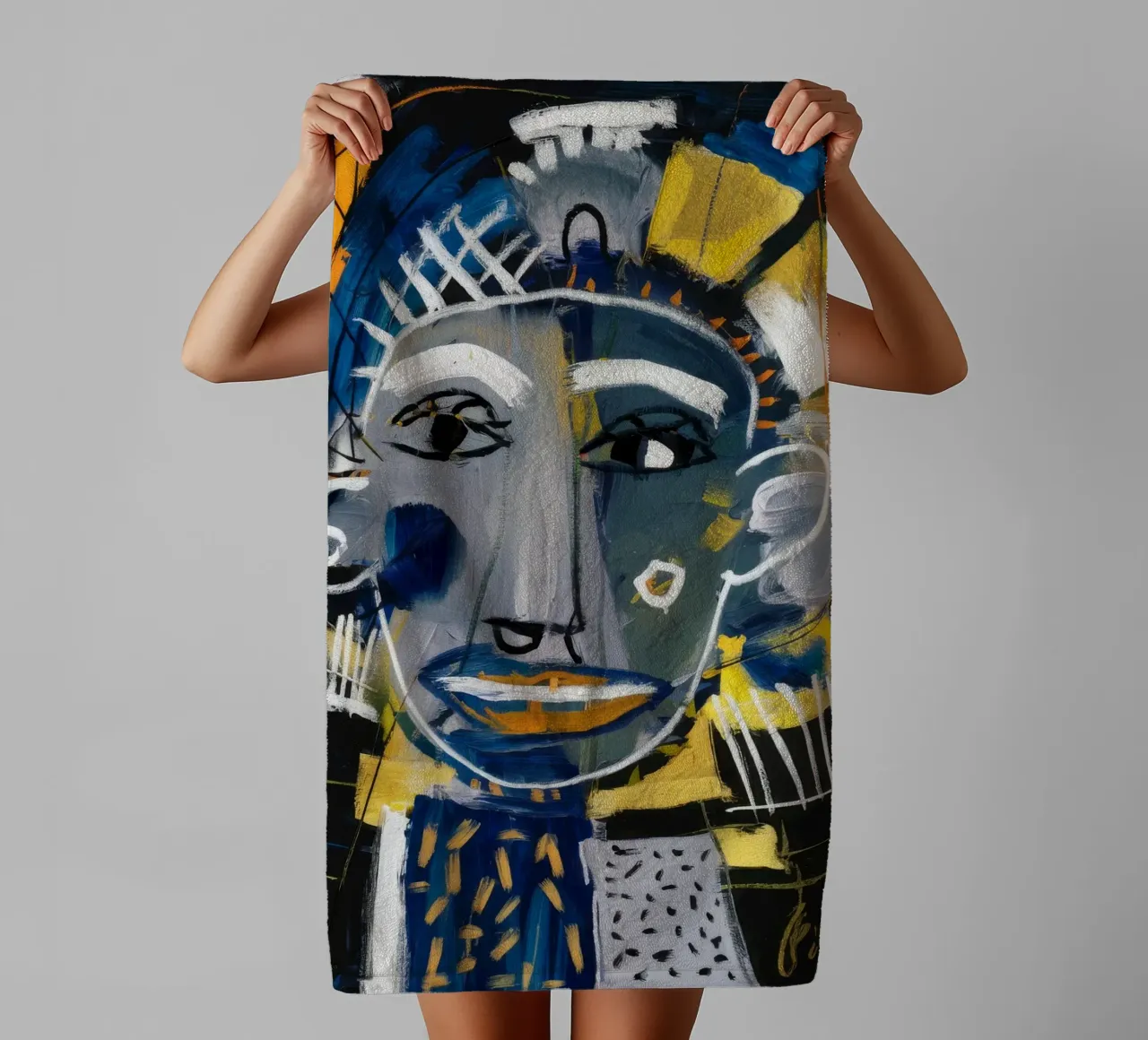 Dynamic Mask Fusion towel by Lunar Templar