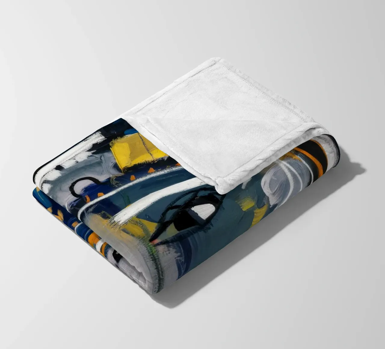 Dynamic Mask Fusion fleece blanket by Lunar Templar