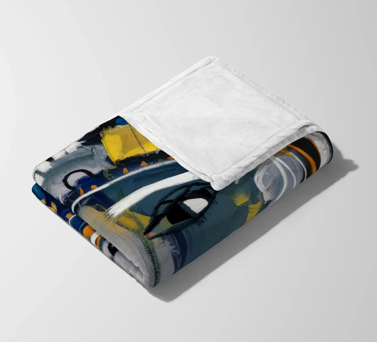 Dynamic Mask Fusion fleece blanket by Lunar Templar