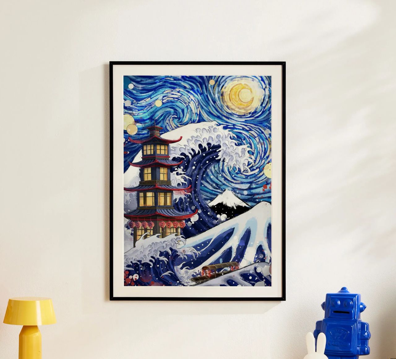 pagode poster de Japanese Art