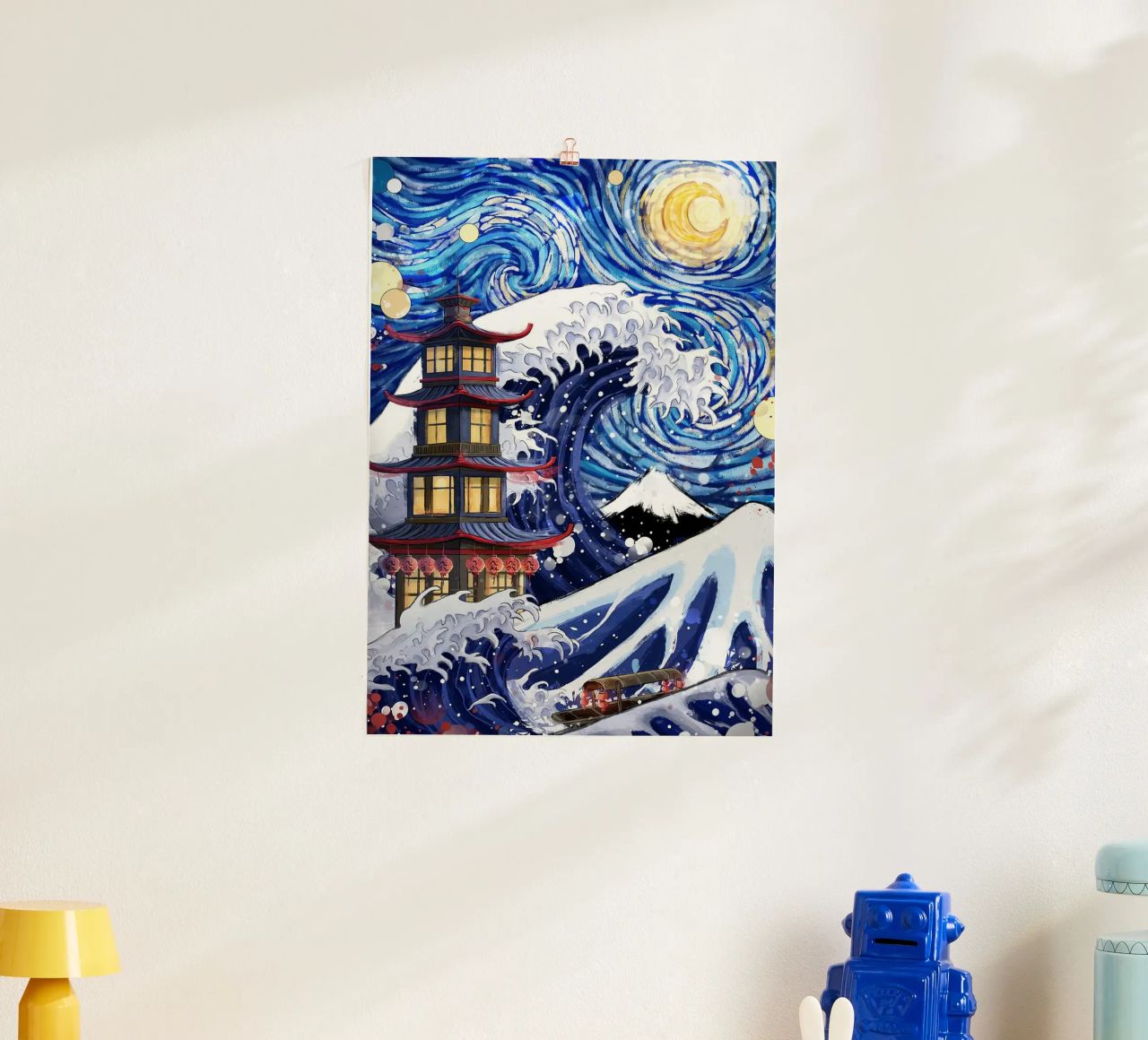pagode poster de Japanese Art