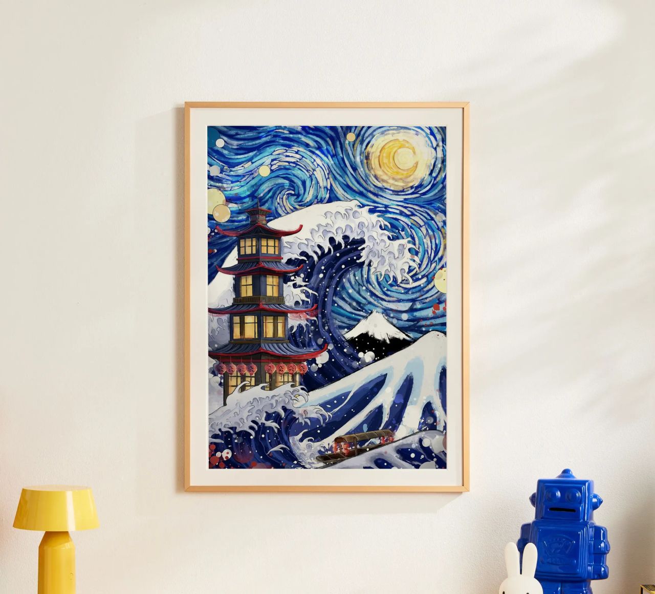 pagode poster de Japanese Art