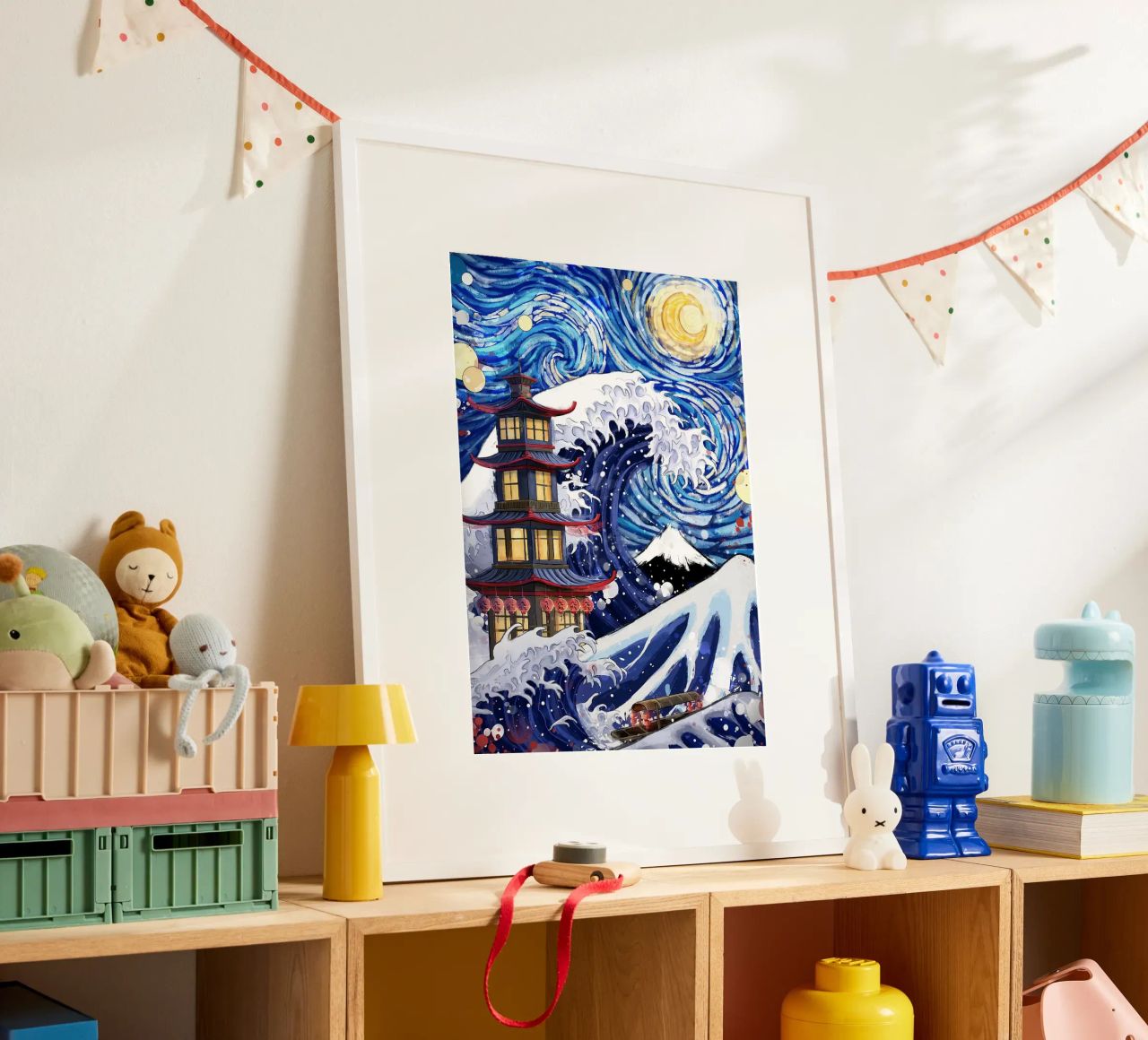 pagode poster de Japanese Art