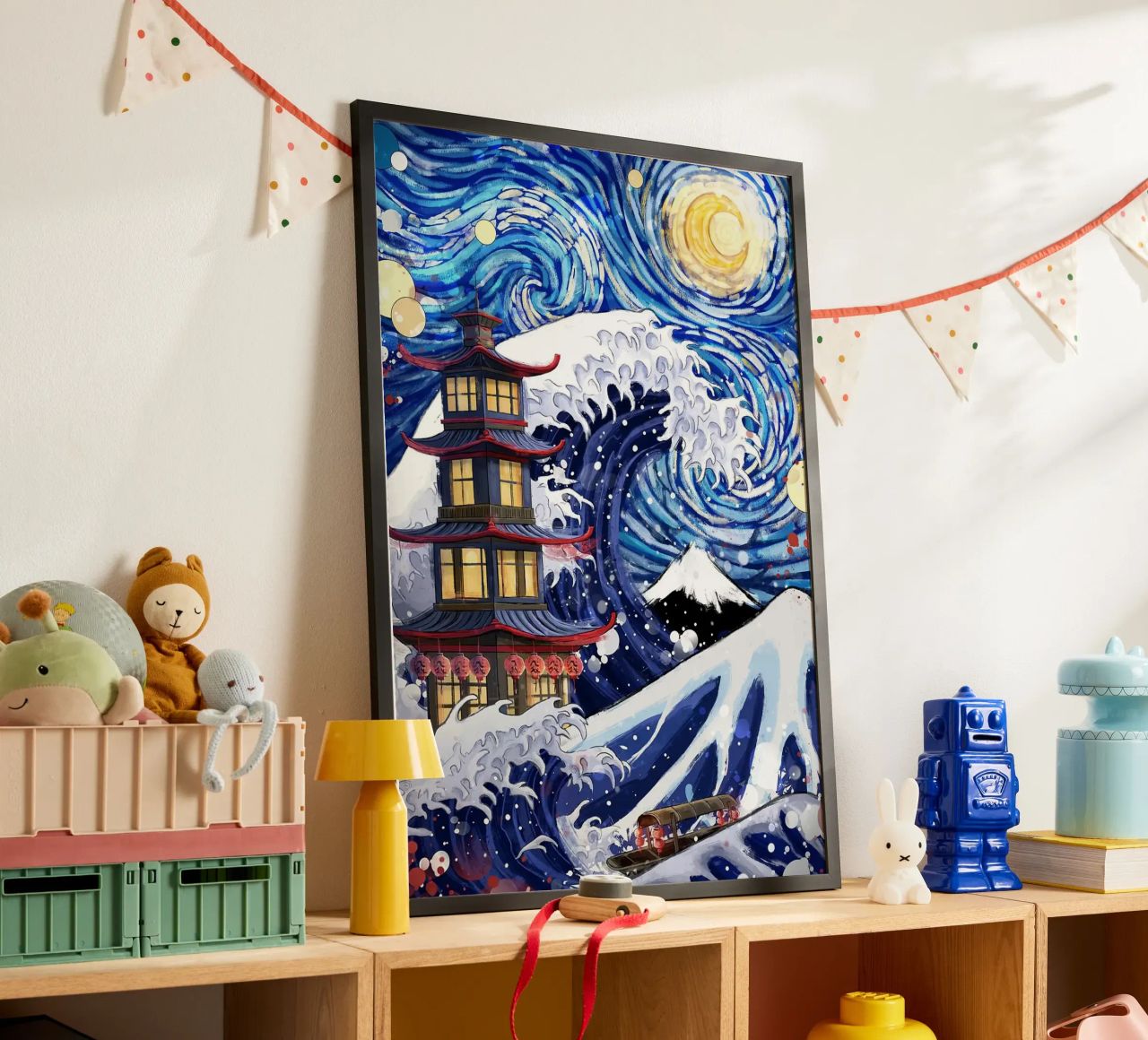 pagode poster de Japanese Art