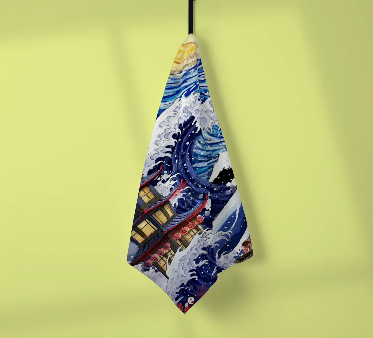 Pagode Geschirrtuch von Japanese Art