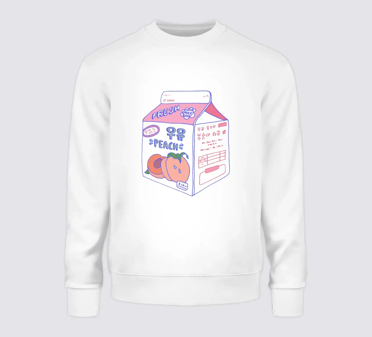Peach Milk felpa da Laura O'Connor