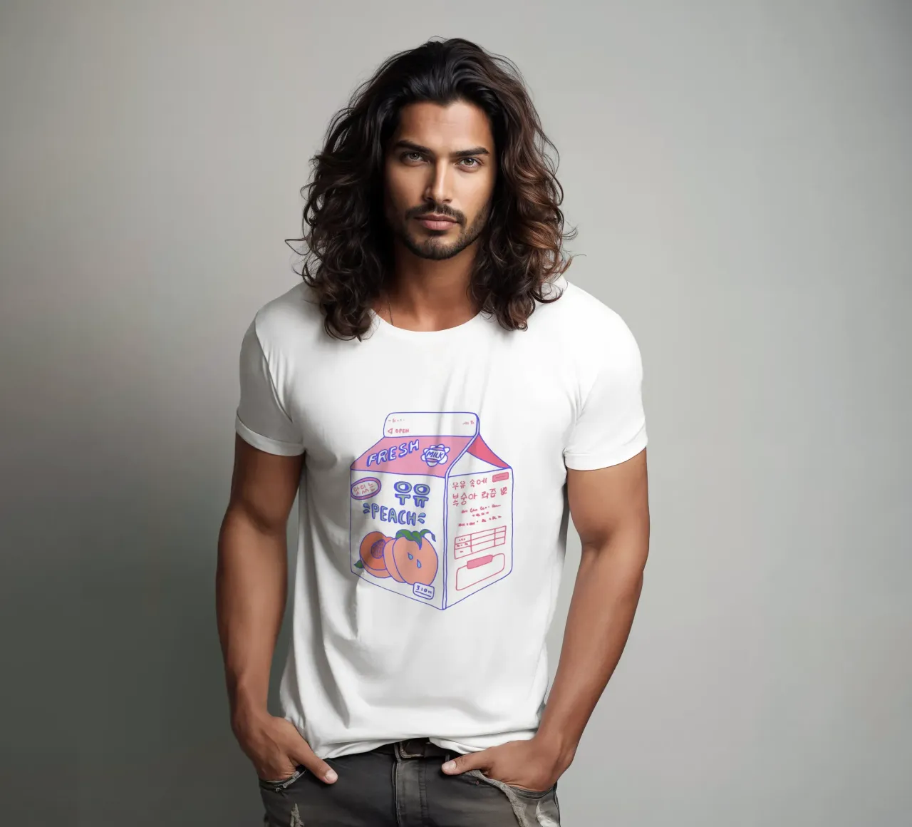 Peach Milk t-shirt da Laura O'Connor