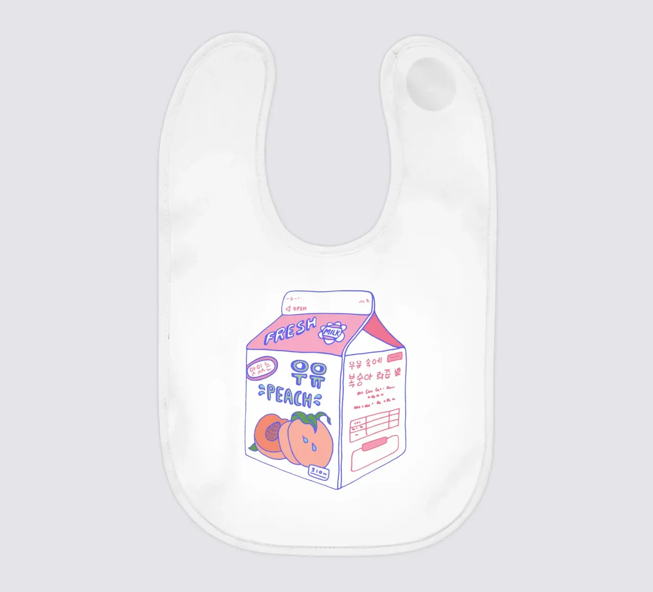 Peach Milk bavaglino da Laura O'Connor