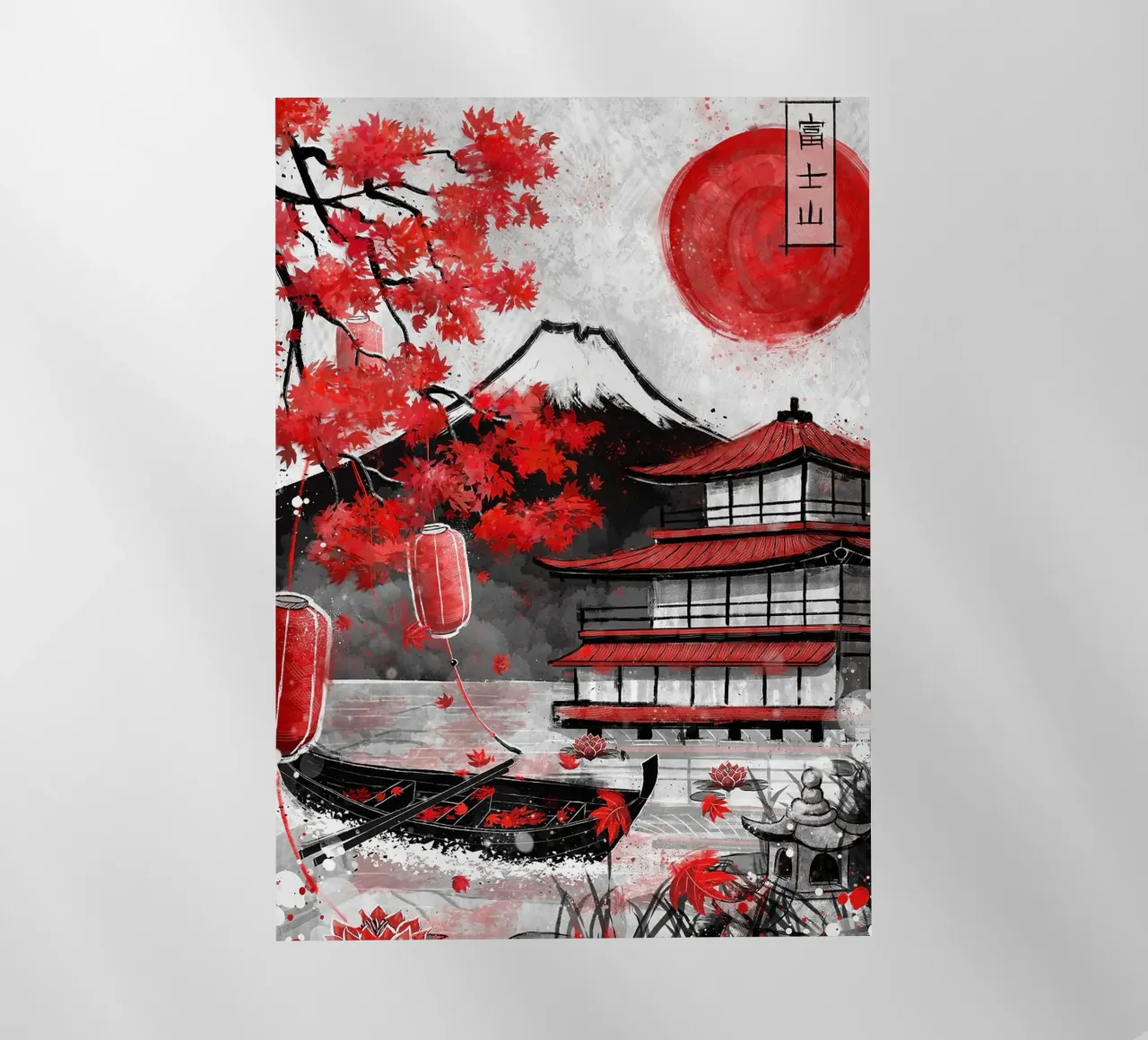 pagoda pellicola backlit da Japanese Art