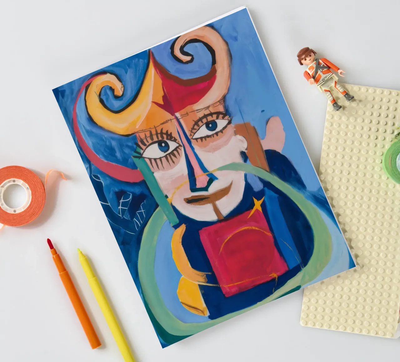 Mystical Abstract Symphony notebook by Lunar Templar