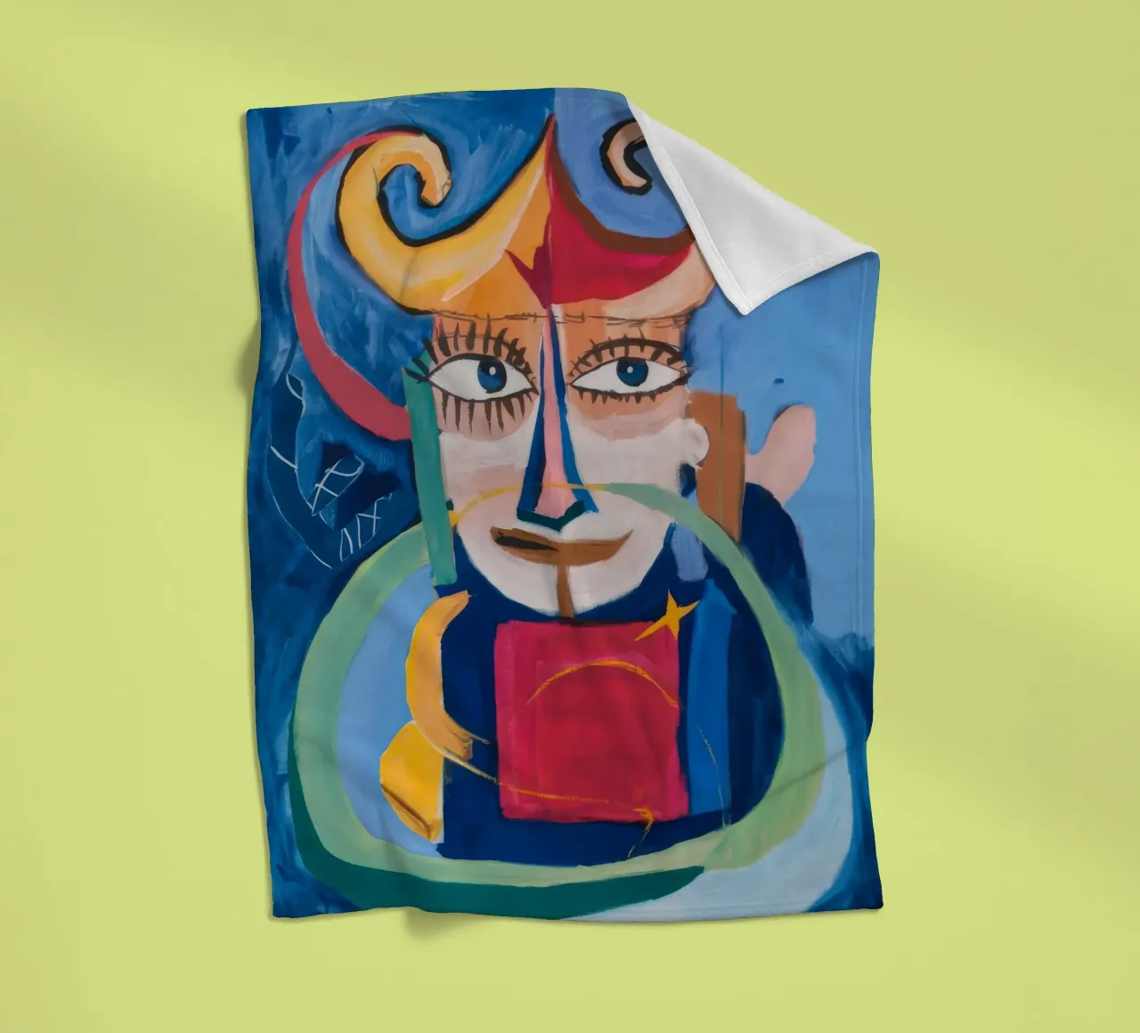 Mystieke abstracte symfonie fleecedeken van Lunar Templar