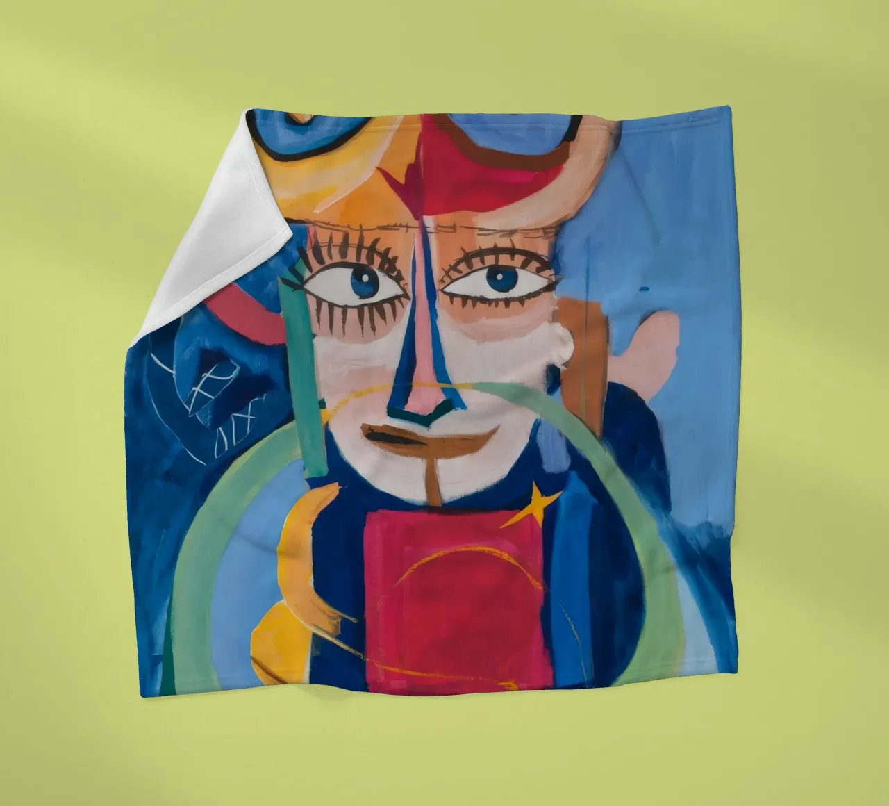 Mystieke abstracte symfonie fleecedeken van Lunar Templar