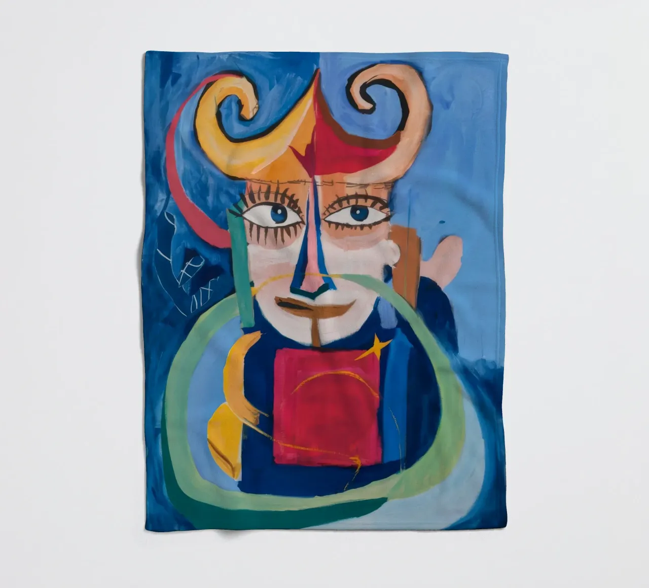 Mystieke abstracte symfonie fleecedeken van Lunar Templar