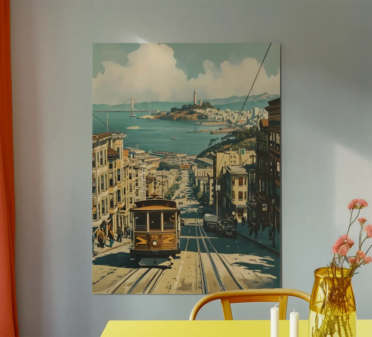 Arte vintage a San Francisco poster da Vintage Travel Art