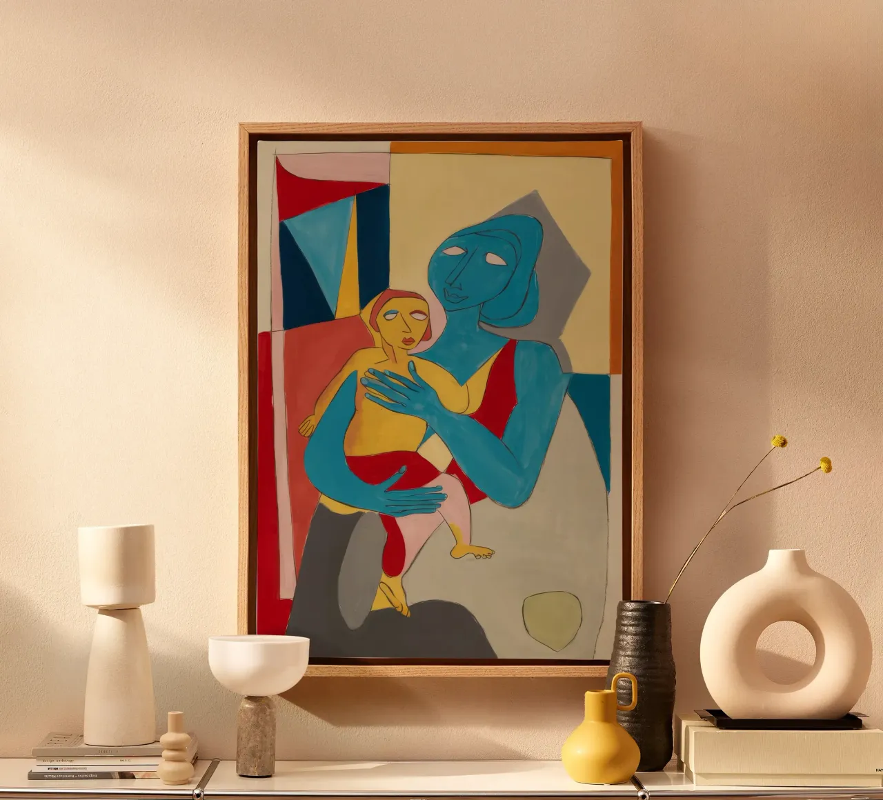 Hemelse Moederlijke Omhelzing canvas van Crimson Whisper