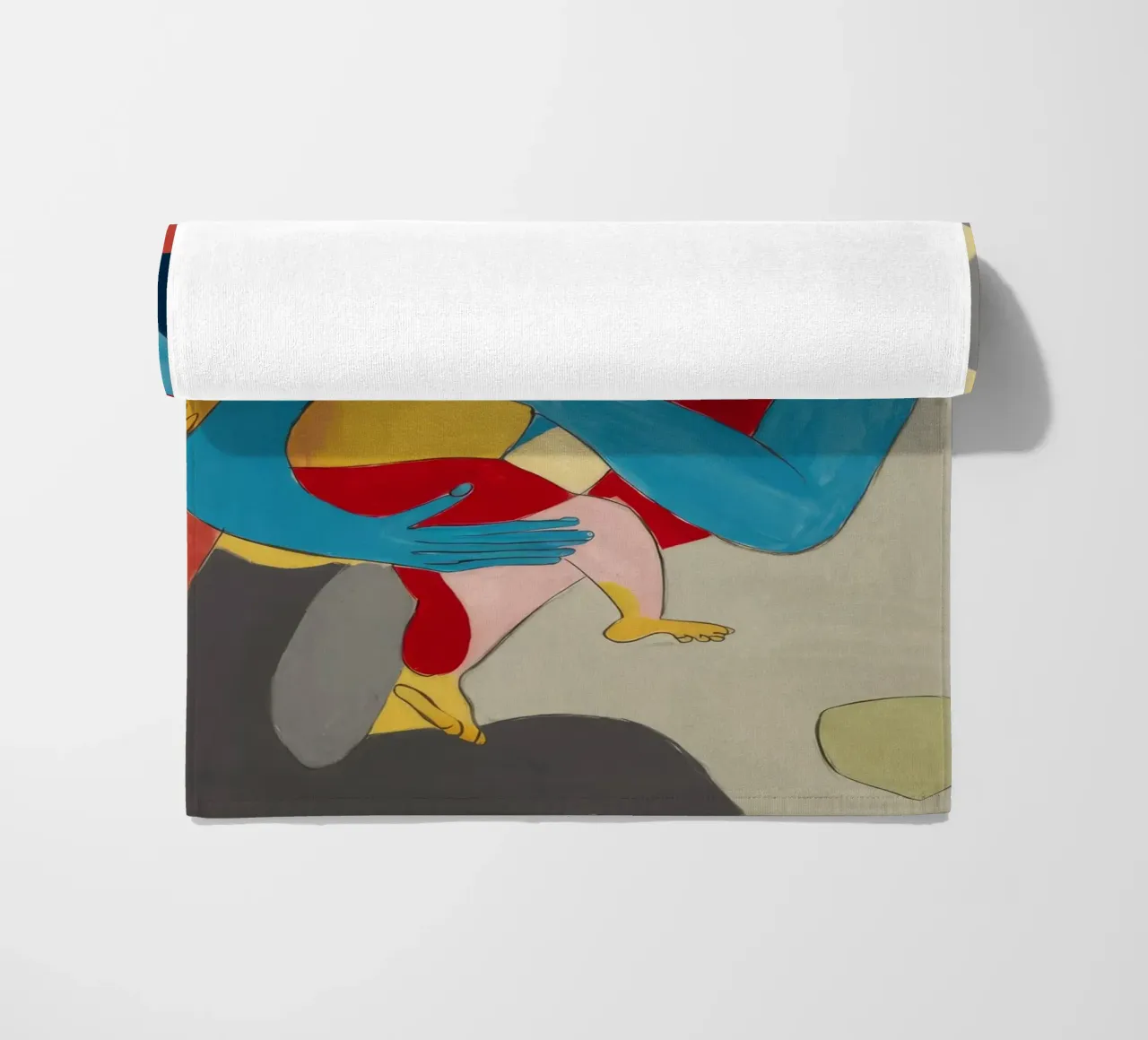 Hemelse Moederlijke Omhelzing strandhanddoek van Crimson Whisper