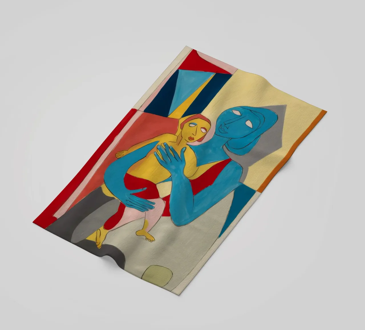Hemelse Moederlijke Omhelzing strandhanddoek van Crimson Whisper