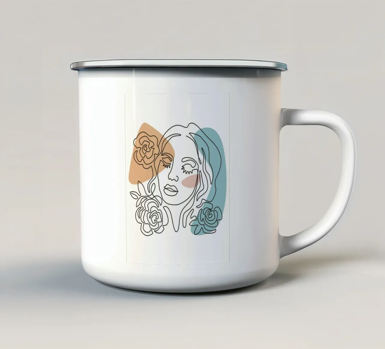 Il pensiero tazza in smalto da 🎁 ARTVI-SHOP