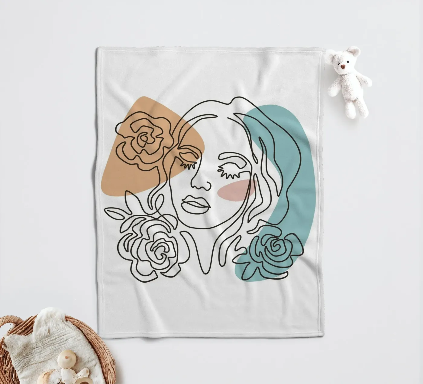 Thought fleece blanket by 🎁 NOBELART