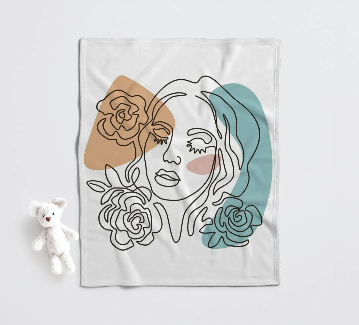 Thought fleece blanket by 🎁 NOBELART