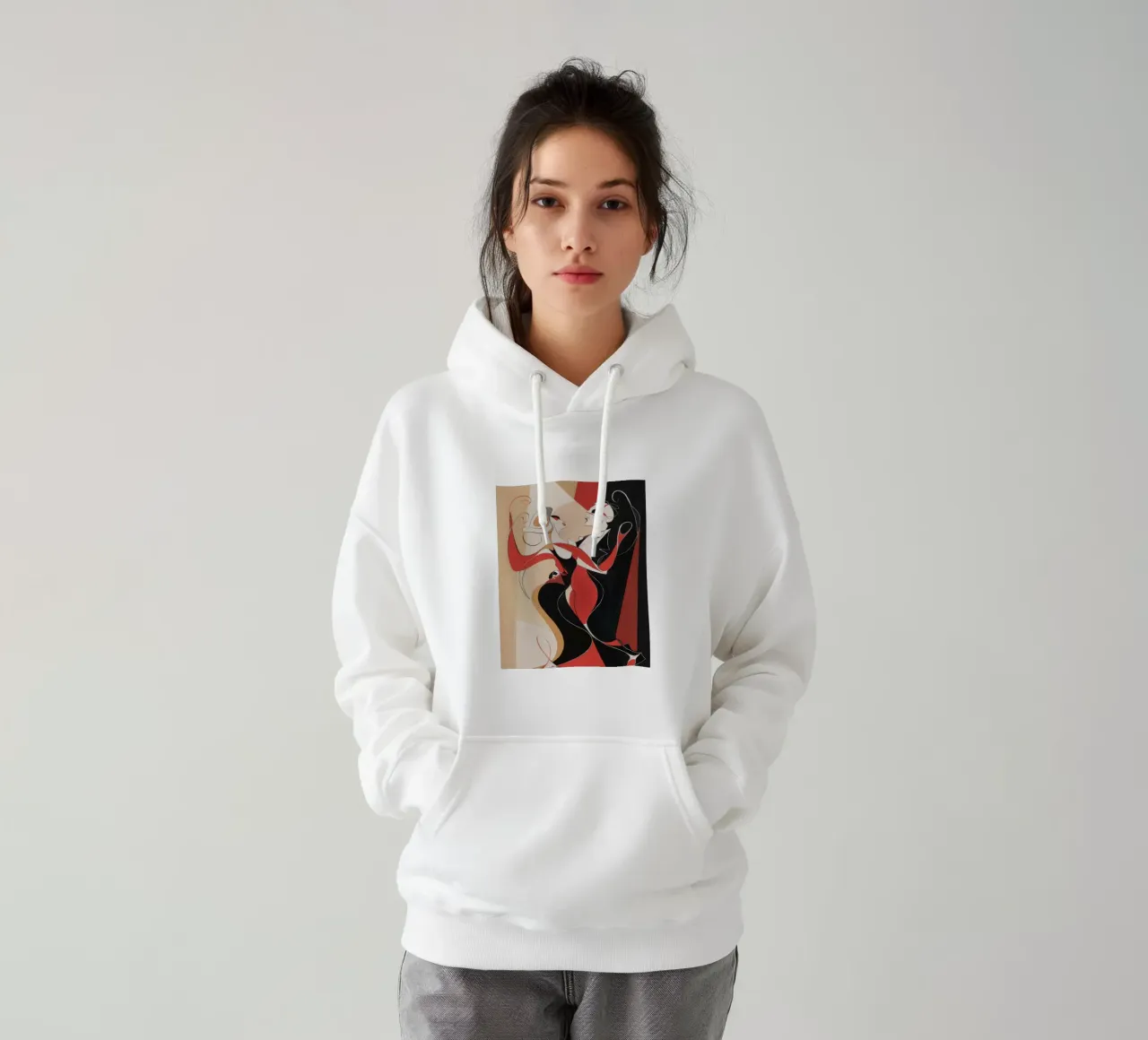 Tango ardiente y apasionado sudadera con capucha de Crimson Whisper