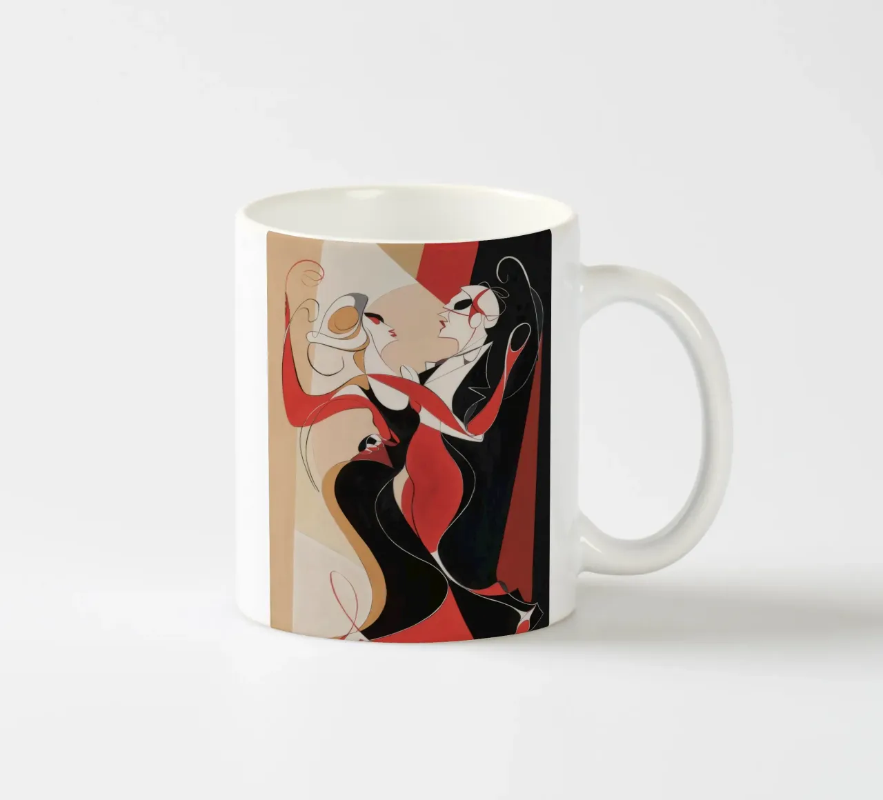 Tango appassionato e ardente tazza in ceramica da Crimson Whisper