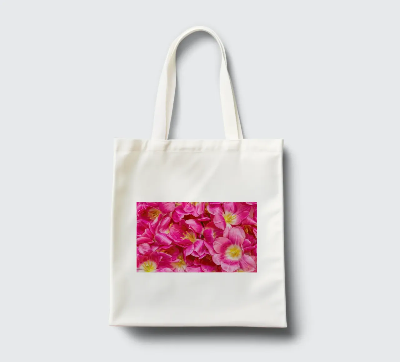 Pink Tulips tote bag by Curious Collections by Marielle Leenders