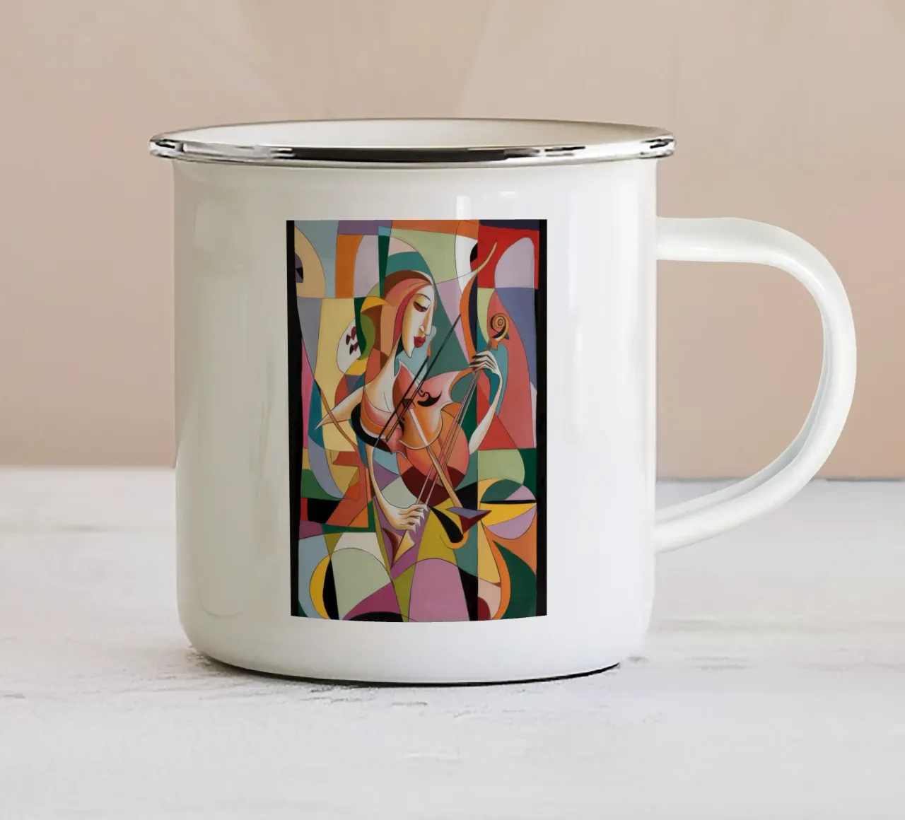 Serenata a la Diosa Prisma taza de esmalte de Crimson Whisper
