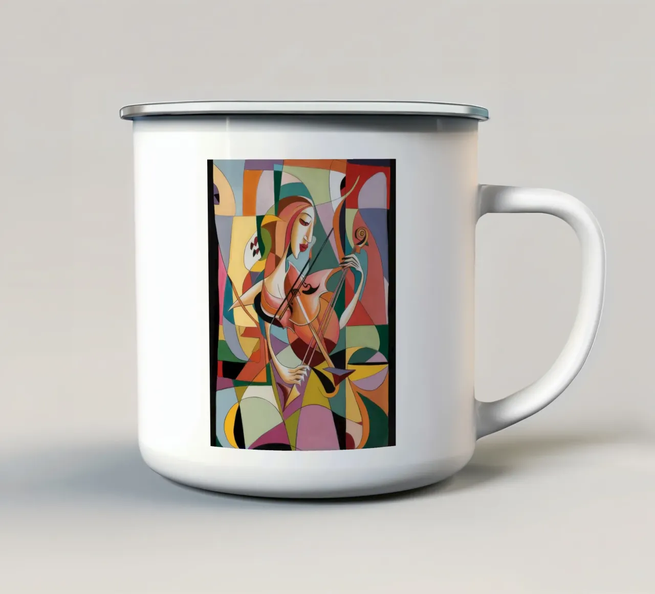 Serenata a la Diosa Prisma taza de esmalte de Crimson Whisper