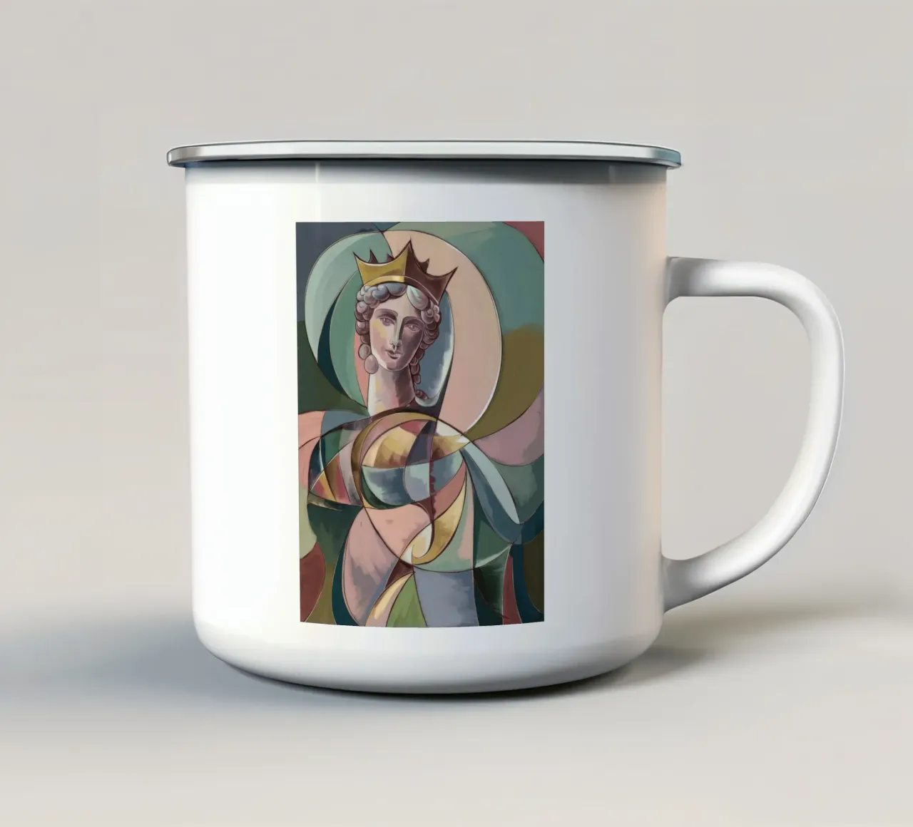 Contorni radiosi e regali tazza in smalto da Crimson Whisper