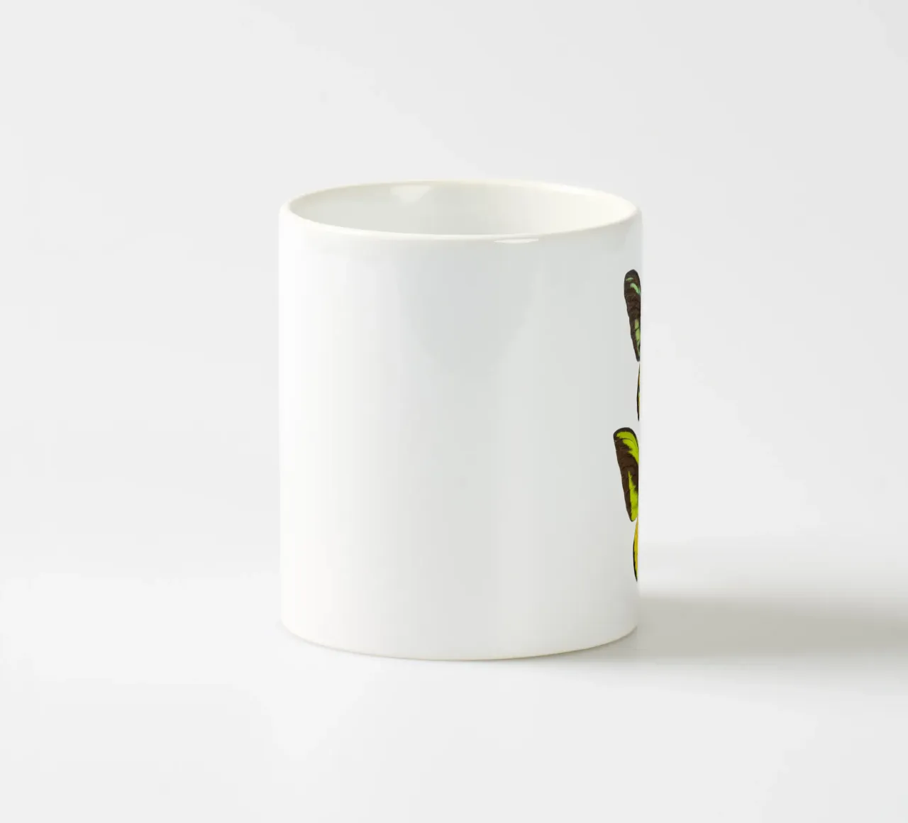 Farfalle verdi tazza in ceramica da Curious Collections by Marielle Leenders