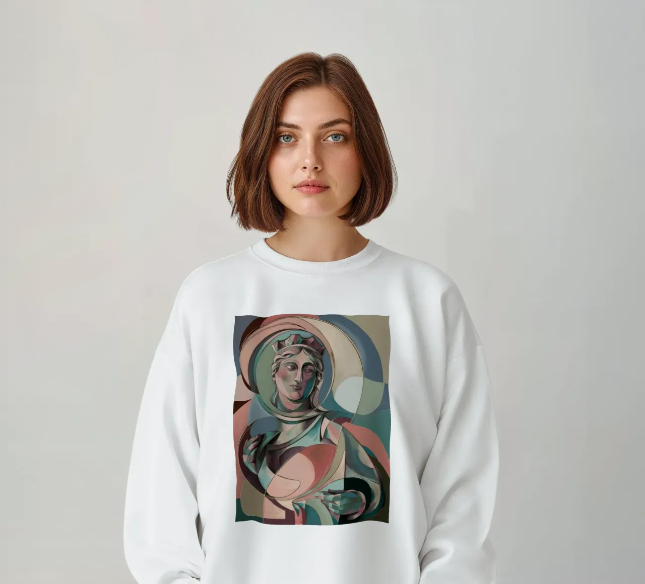 Göttliche Marmor-Kaiserin Sweatshirt von Crimson Whisper