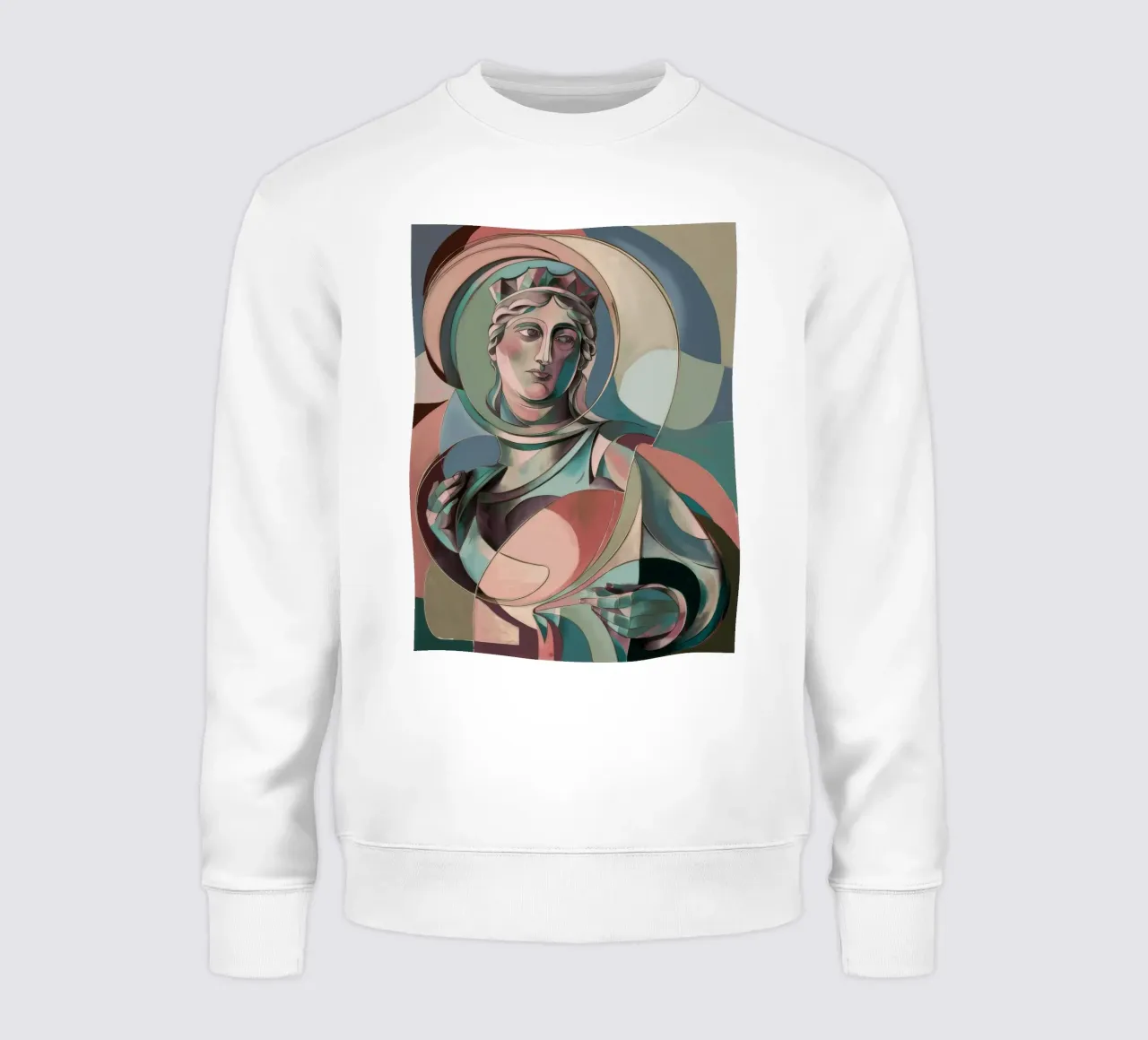 Göttliche Marmor-Kaiserin Sweatshirt von Crimson Whisper