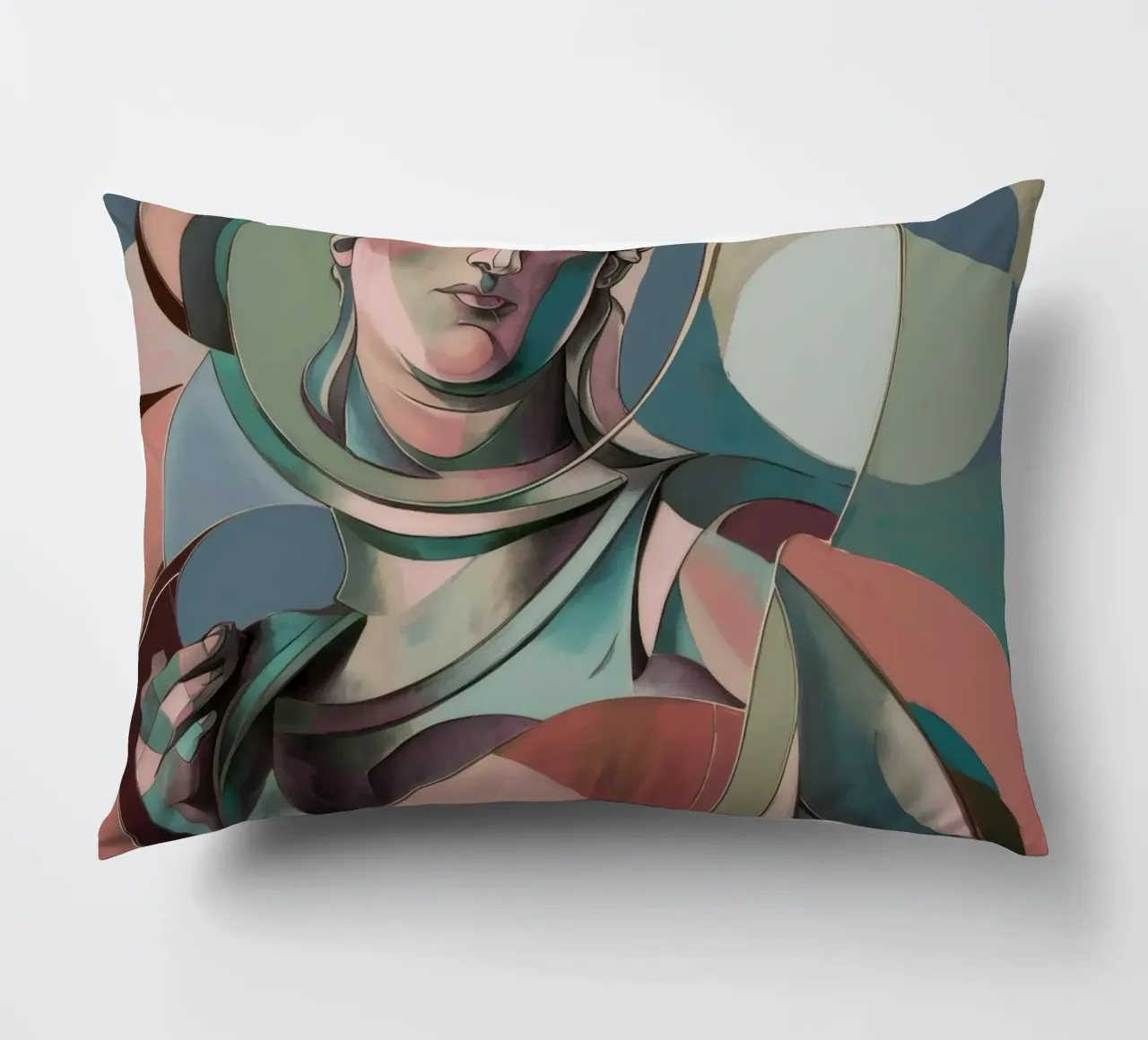 Divine Marble Empress decorative cushion by Crimson Whisper
