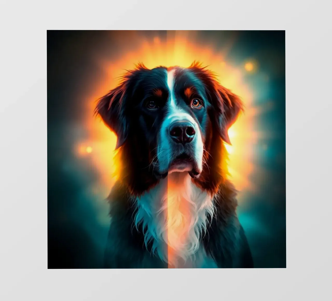 Bellissimo cane da montagna bernese #114 pellicola backlit da Yumis.Beargang.and.Me